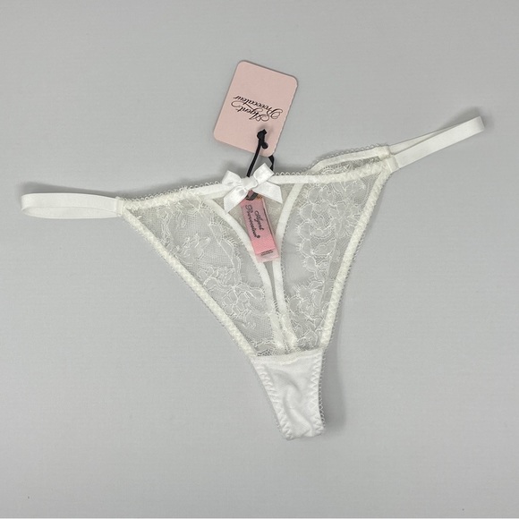 Agent Provocateur Willa White Bridal Thong NWT - Picture 1 of 10